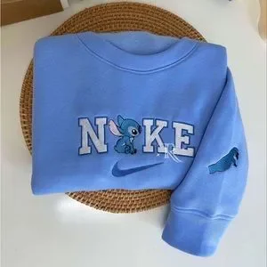 MATCHING ANGEL AND STITCH CREWNECKS